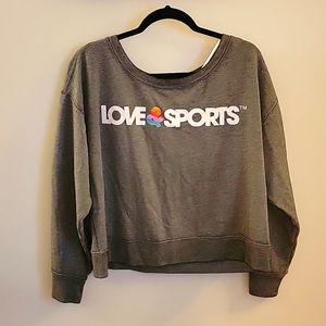 WOMEN'S LOVE & SPORTS Sweatshirt NWT